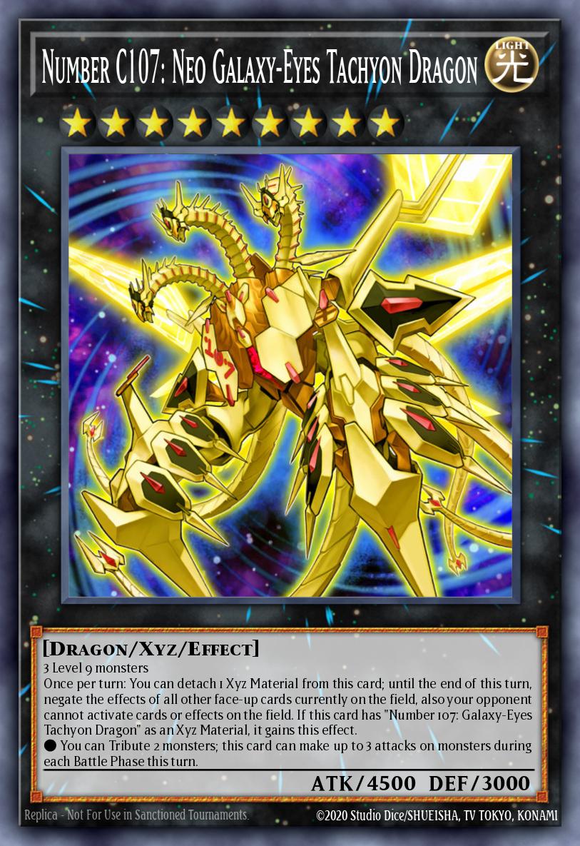 Number C107: Neo Galaxy-Eyes Tachyon Dragon
