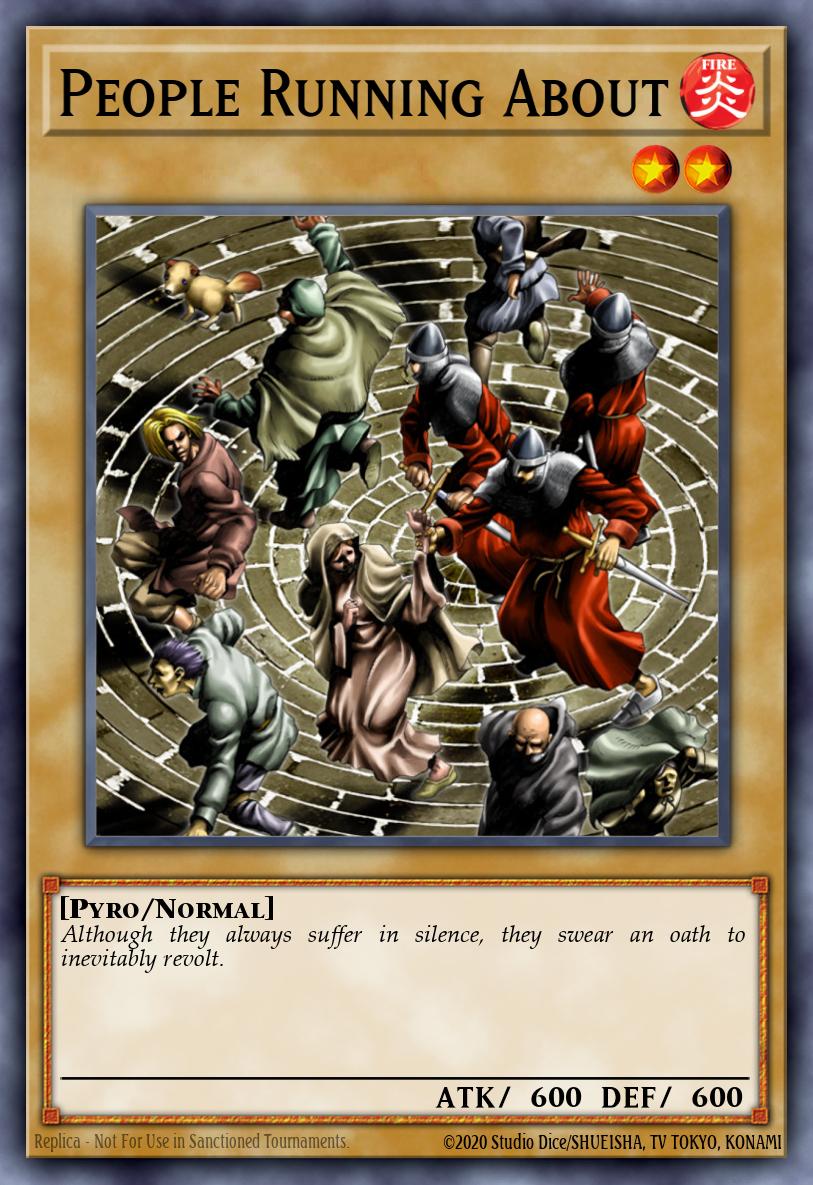 People Running About