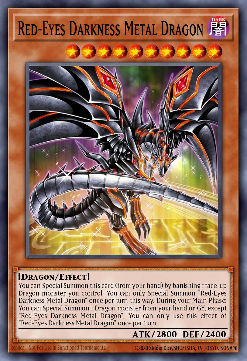 Red-Eyes Darkness Metal Dragon